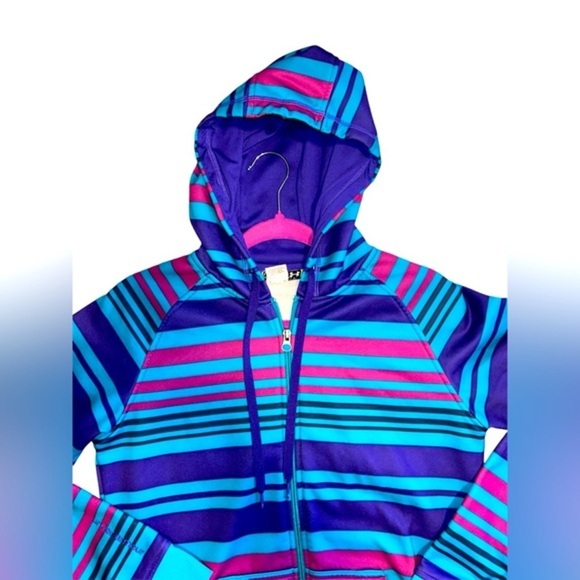 Men’s size small color striped size small full zip hoodie - Picture 1 of 6